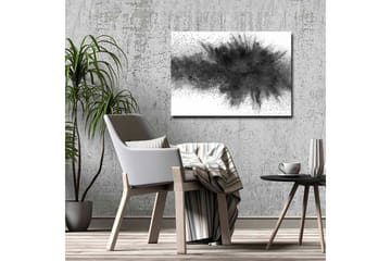 Canvastavla - Abstrakt explosion av svart bläck - Svart / Grå - Inredning - Tavlor & posters - Canvastavla