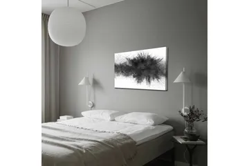 Canvastavla - Abstrakt explosion av svart bläck - Svart / Grå - Inredning - Tavlor & posters - Canvastavla