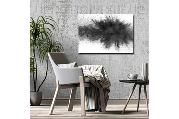 Canvastavla - Abstrakt explosion av svart bläck - Svart / Grå - Inredning - Tavlor & posters - Canvastavla