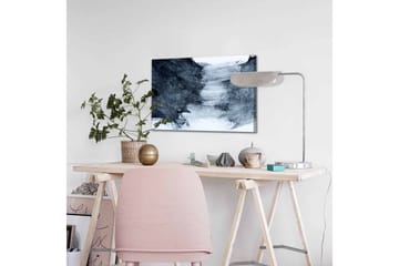 Canvastavla - Abstrakt komposition med mörka och ljusa nyanser - Mörkblå / Vit / Grå - Inredning - Tavlor & posters - Canvastavla