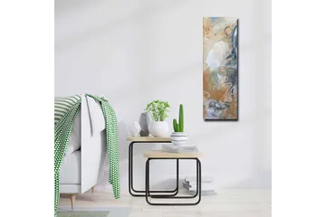 Canvastavla - Abstrakt komposition med mjuka former och nyanser - Ljusgrå / Beige / Blå - Inredning - Tavlor & posters - Canvastavla