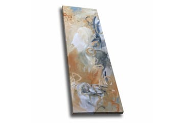 Canvastavla - Abstrakt komposition med mjuka former och nyanser - Ljusgrå / Beige / Blå - Inredning - Tavlor & posters - Canvastavla