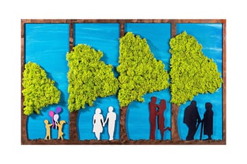 Canvastavla Age Together - Flerfärgad - Inredning - Tavlor & posters - Canvastavla