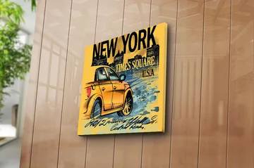 Canvastavla Animal Flerfärgad - 45x45 cm - Inredning - Tavlor & posters - Canvastavla