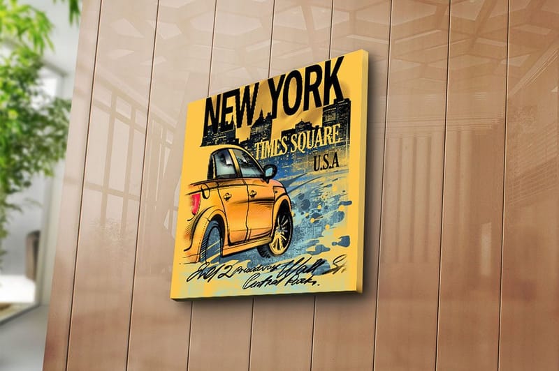 Canvastavla Animal Flerfärgad - 45x45 cm - Inredning - Tavlor & posters - Canvastavla