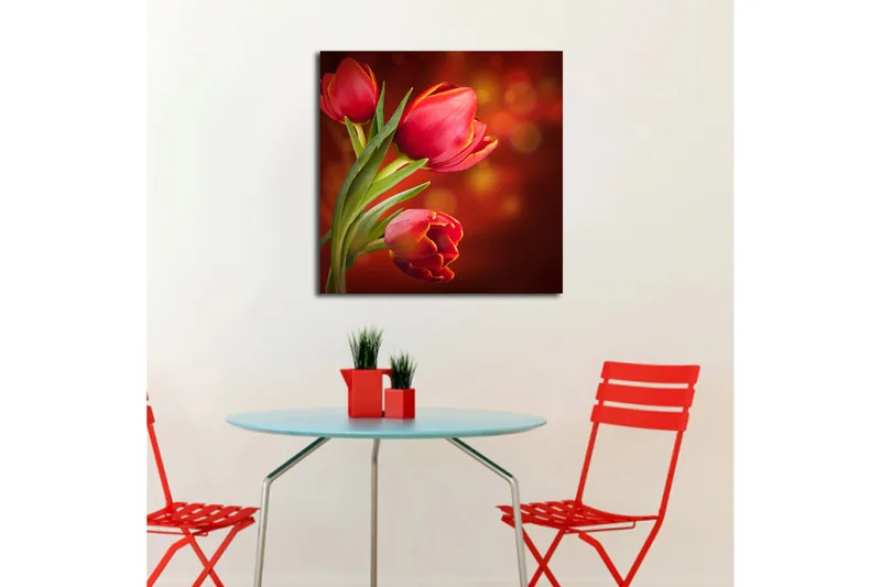 Canvastavla Animal Flerfärgad - 45x45 cm - Inredning - Tavlor & posters - Canvastavla