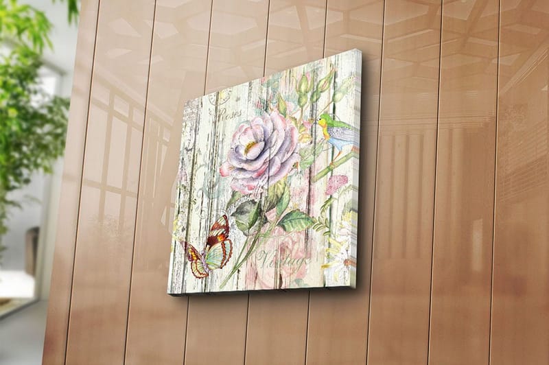 Canvastavla Animal Flerfärgad - 45x45 cm - Inredning - Tavlor & posters - Canvastavla