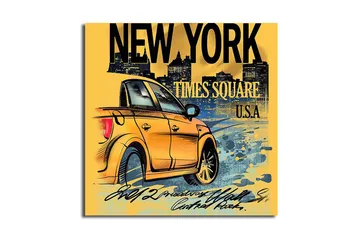 Canvastavla Animal Flerfärgad - 45x45 cm - Inredning - Tavlor & posters - Canvastavla