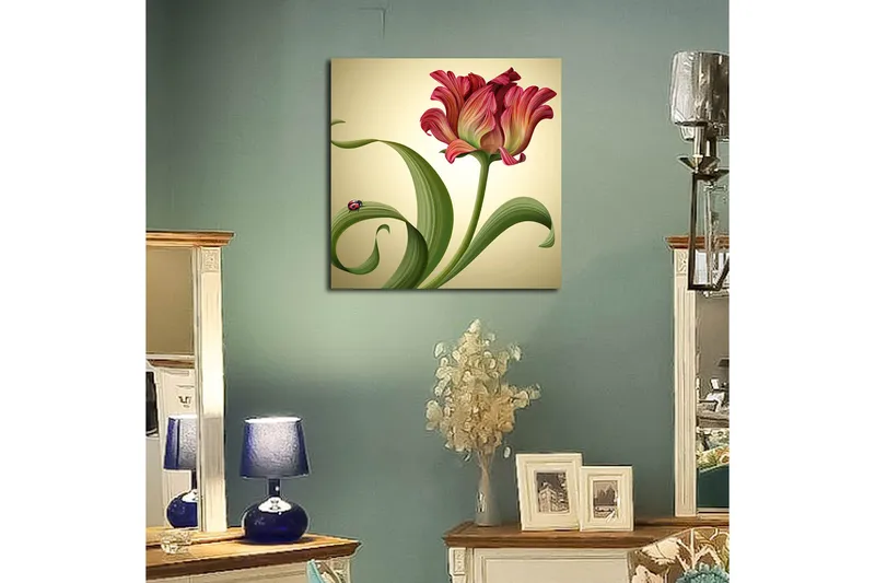 Canvastavla Animal Flerfärgad - 45x45 cm - Inredning - Tavlor & posters - Canvastavla