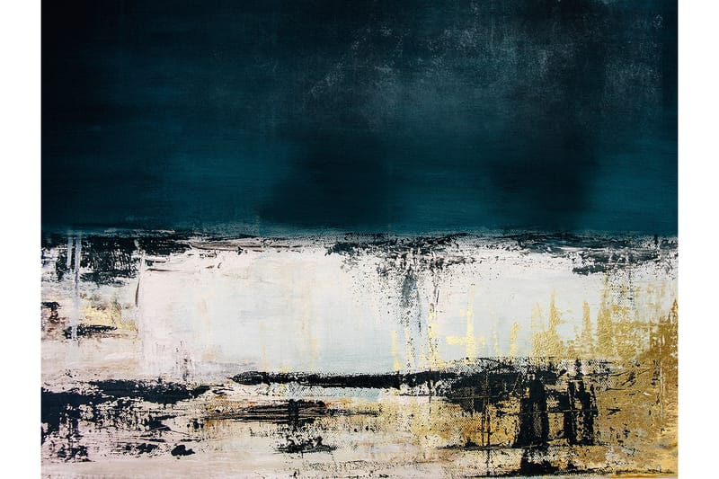 Canvastavla Blue Abstract - 80x120 cm - Canvastavla