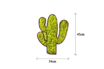 Canvastavla Cactus - Grön/Vit - Inredning - Tavlor & posters - Canvastavla