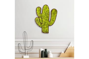 Canvastavla Cactus - Grön/Vit - Inredning - Tavlor & posters - Canvastavla