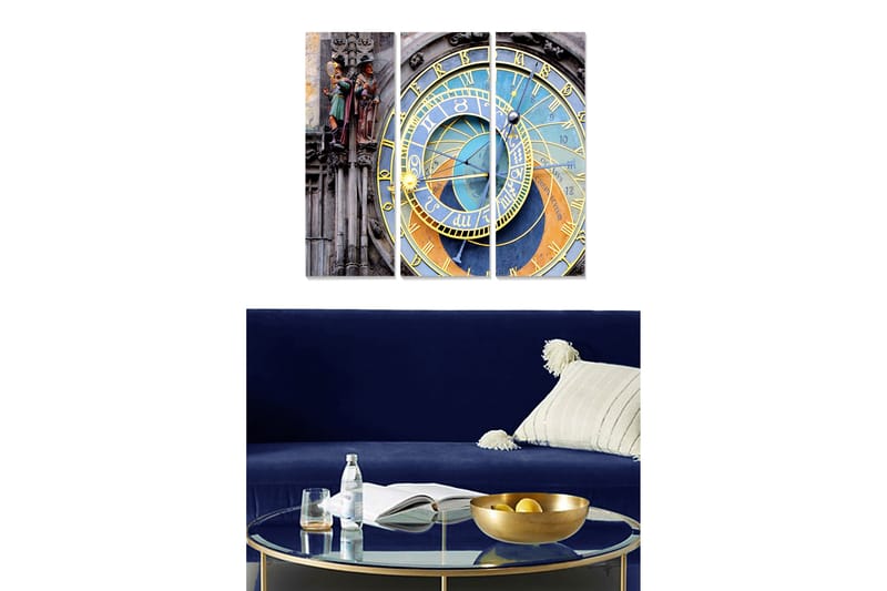 Canvastavla City 3-pack Flerfärgad - 20x50 cm - Inredning - Tavlor & posters - Canvastavla