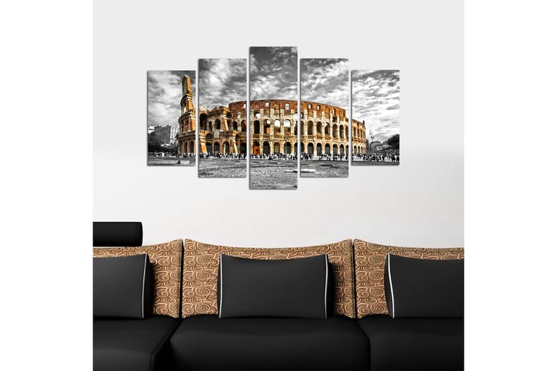Canvastavla City 5-pack Flerfärgad - 20x60 cm - Inredning - Tavlor & posters - Canvastavla