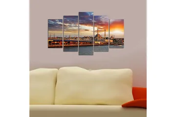 Canvastavla City Istanbul 5-pack Flerfärgad - 20x60 cm - Inredning - Tavlor & posters - Canvastavla