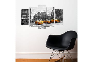 Canvastavla City New York 5-pack Flerfärgad - 20x60 cm - Inredning - Tavlor & posters - Canvastavla