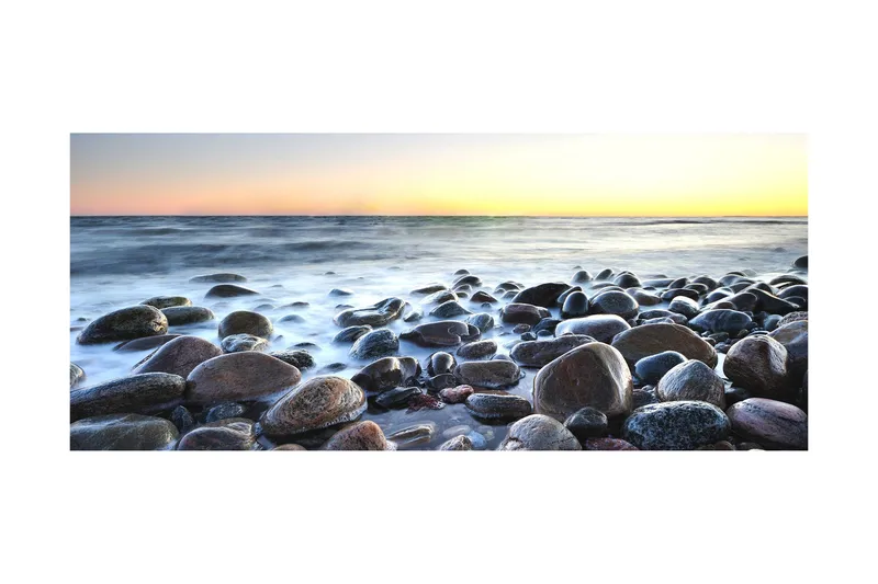 Canvastavla Coast, 60x139 cm