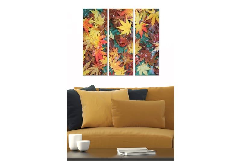 Canvastavla Colorful 3-pack Flerfärgad - 20x50 cm - Inredning - Tavlor & posters - Canvastavla