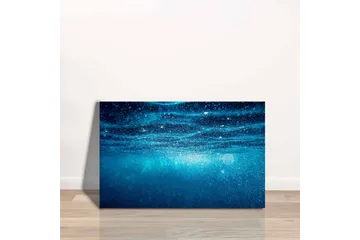 Canvastavla - Djupblå havsvatten med ljusreflexer - Mörkblå / Turkos - Inredning - Tavlor & posters - Canvastavla