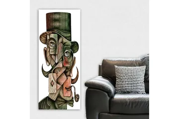 Canvastavla DKY Abstract & Fractals Flerfärgad - 50x120 cm - Inredning - Tavlor & posters - Canvastavla