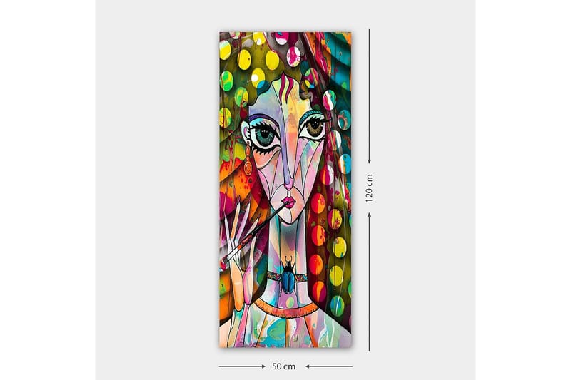 Canvastavla DKY Abstract & Fractals Flerfärgad - 50x120 cm - Inredning - Tavlor & posters - Canvastavla