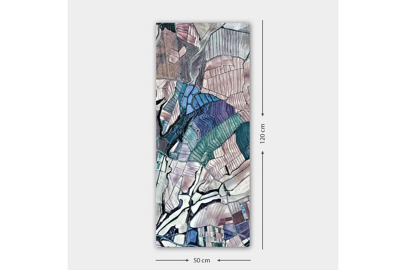 Canvastavla DKY Abstract & Fractals Flerfärgad - 50x120 cm - Inredning - Tavlor & posters - Canvastavla