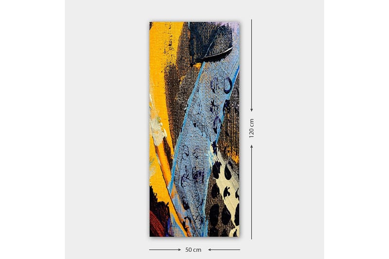 Canvastavla DKY Abstract & Fractals Flerfärgad - 50x120 cm - Inredning - Tavlor & posters - Canvastavla