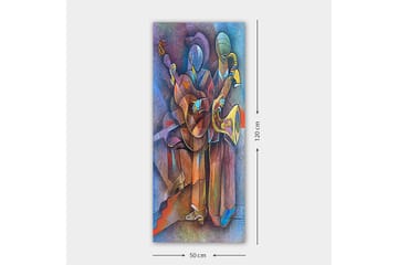 Canvastavla DKY Abstract & Fractals Flerfärgad - 50x120 cm - Inredning - Tavlor & posters - Canvastavla