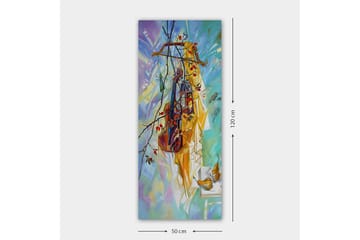 Canvastavla DKY Abstract & Fractals Flerfärgad - 50x120 cm - Inredning - Tavlor & posters - Canvastavla