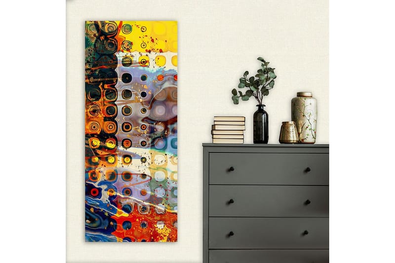 Canvastavla DKY Abstract & Fractals Flerfärgad - 50x120 cm - Inredning - Tavlor & posters - Canvastavla