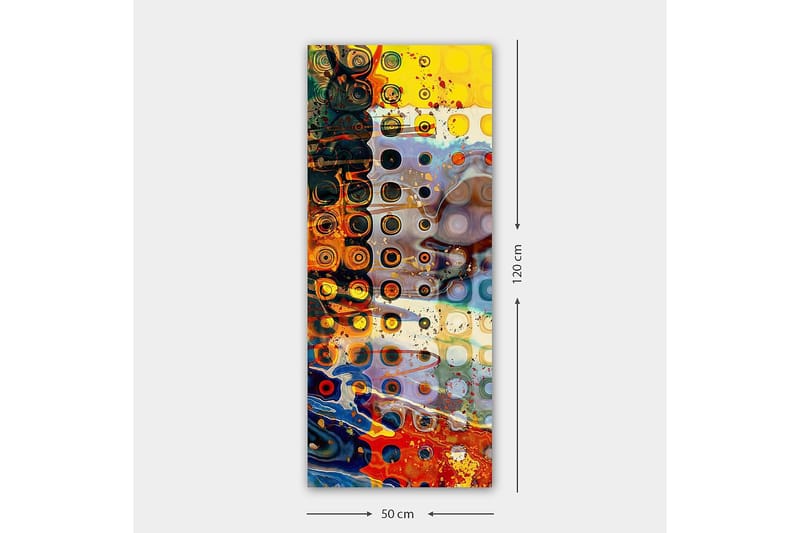 Canvastavla DKY Abstract & Fractals Flerfärgad - 50x120 cm - Inredning - Tavlor & posters - Canvastavla