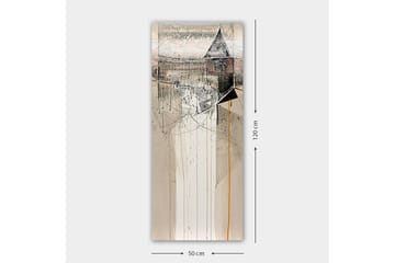 Canvastavla DKY Abstract & Fractals Flerfärgad - 50x120 cm - Inredning - Tavlor & posters - Canvastavla