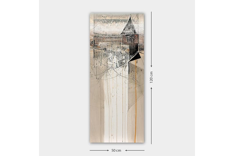 Canvastavla DKY Abstract & Fractals Flerfärgad - 50x120 cm - Inredning - Tavlor & posters - Canvastavla