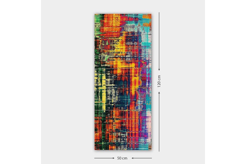 Canvastavla DKY Abstract & Fractals Flerfärgad - 50x120 cm - Inredning - Tavlor & posters - Canvastavla