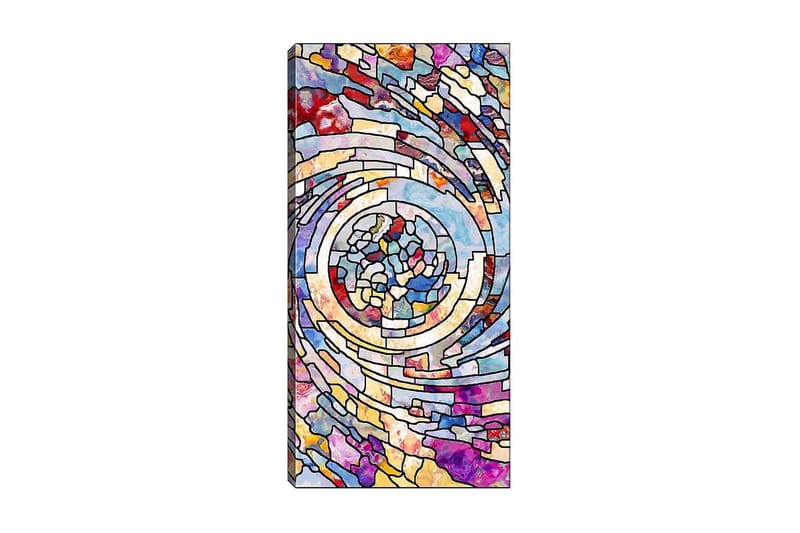 Canvastavla DKY Abstract & Fractals Flerfärgad - 50x120 cm - Inredning - Tavlor & posters - Canvastavla