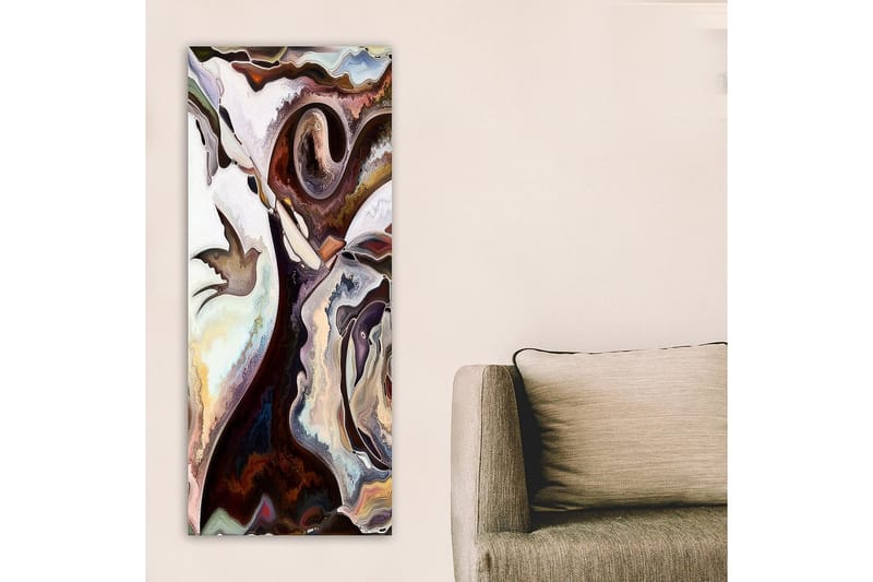 Canvastavla DKY Abstract & Fractals Flerfärgad - 50x120 cm - Inredning - Tavlor & posters - Canvastavla
