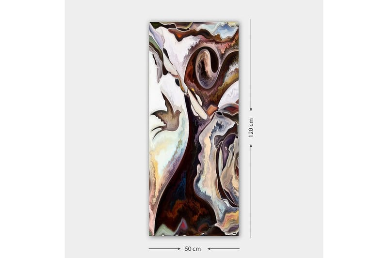 Canvastavla DKY Abstract & Fractals Flerfärgad - 50x120 cm - Inredning - Tavlor & posters - Canvastavla