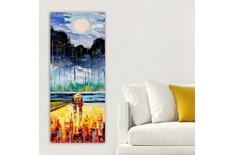 Canvastavla DKY Abstract & Fractals Flerfärgad - 50x120 cm - Inredning - Tavlor & posters - Canvastavla