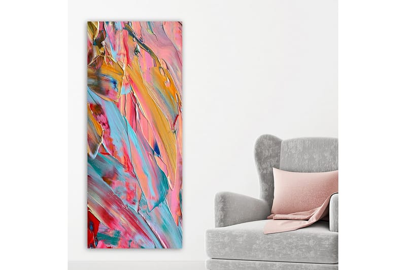 Canvastavla DKY Abstract & Fractals Flerfärgad - 50x120 cm - Inredning - Tavlor & posters - Canvastavla