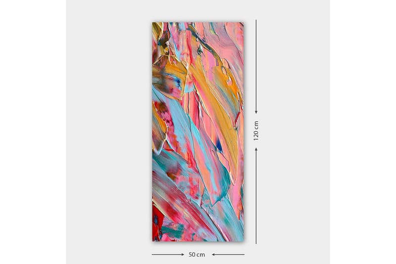 Canvastavla DKY Abstract & Fractals Flerfärgad - 50x120 cm - Inredning - Tavlor & posters - Canvastavla