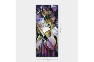 Canvastavla DKY Abstract & Fractals Flerfärgad - 50x120 cm - Inredning - Tavlor & posters - Canvastavla