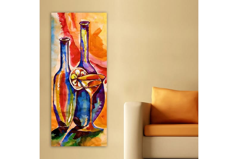 Canvastavla DKY Abstract & Fractals Flerfärgad - 50x120 cm - Inredning - Tavlor & posters - Canvastavla
