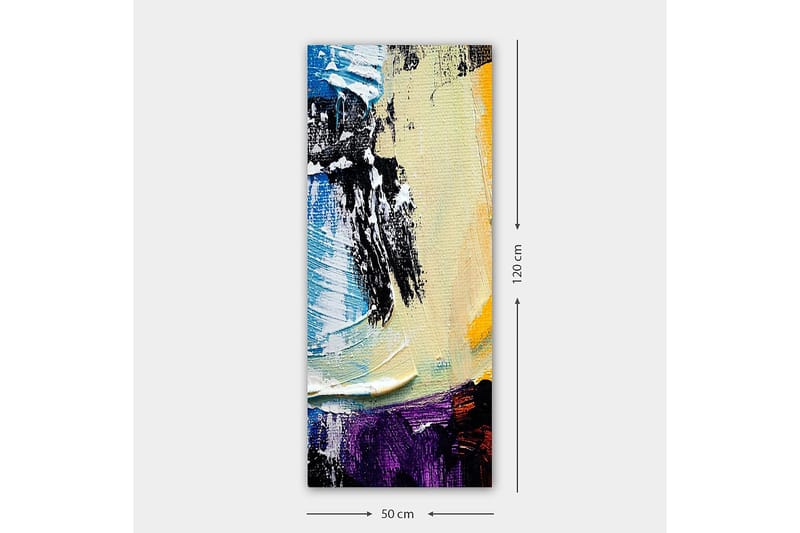 Canvastavla DKY Abstract & Fractals Flerfärgad - 50x120 cm - Inredning - Tavlor & posters - Canvastavla