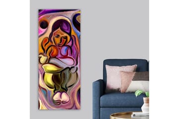 Canvastavla DKY Abstract & Fractals Flerfärgad - 50x120 cm - Inredning - Tavlor & posters - Canvastavla