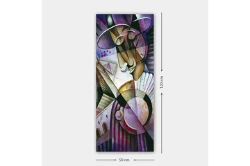Canvastavla DKY Abstract & Fractals Flerfärgad - 50x120 cm - Inredning - Tavlor & posters - Canvastavla
