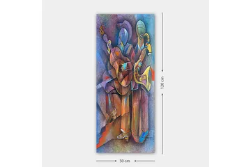 Canvastavla DKY Abstract & Fractals Flerfärgad - 50x120 cm - Inredning - Tavlor & posters - Canvastavla