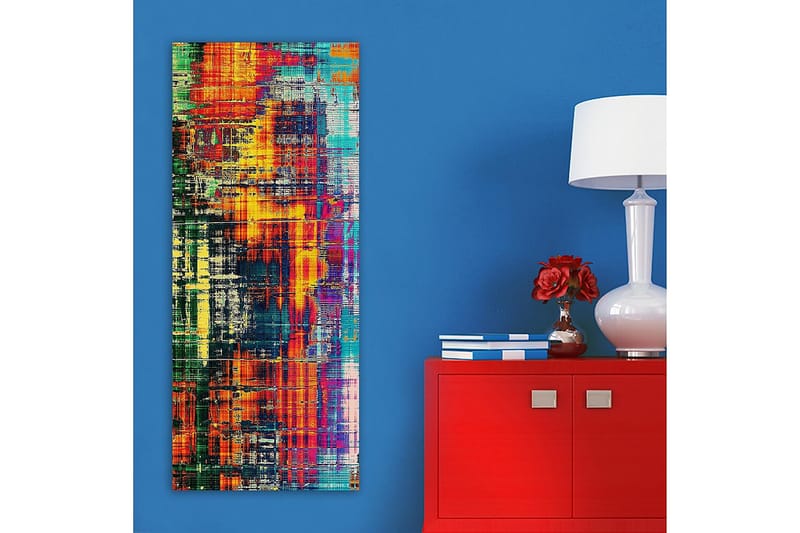 Canvastavla DKY Abstract & Fractals Flerfärgad - 50x120 cm - Inredning - Tavlor & posters - Canvastavla