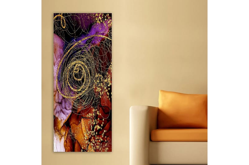 Canvastavla DKY Abstract & Fractals Flerfärgad - 50x120 cm - Inredning - Tavlor & posters - Canvastavla