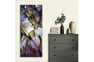 Canvastavla DKY Abstract & Fractals Flerfärgad - 50x120 cm - Inredning - Tavlor & posters - Canvastavla
