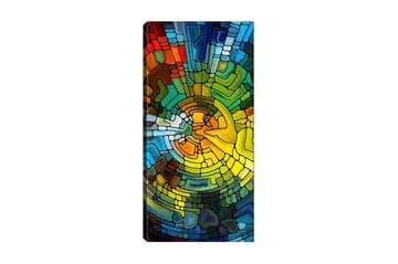 Canvastavla DKY Abstract & Fractals Flerfärgad - 50x120 cm - Inredning - Tavlor & posters - Canvastavla